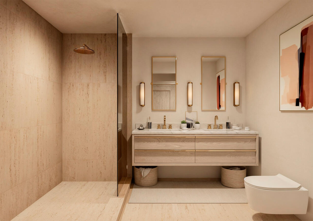 Spacious Bathrooms Spacious Bathrooms